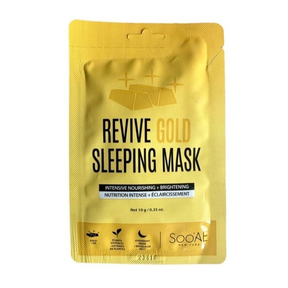 Soo Ae Other - Soo'AE Revive Gold Sleeping Mask Quantity Of 24 Face Glow Mask 2 Boxes Of 12